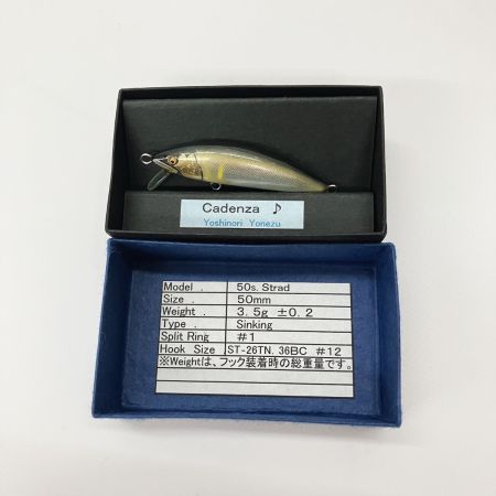  Cadenza カデンツァ Cadenza♪ ストラド 50s ルアー ミノー 50s Strad 未使用品