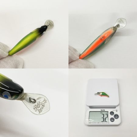  麗s LureCraft 3個セット ルアー ミノー 麗s LureCraft 使用品1個　未使用品2個