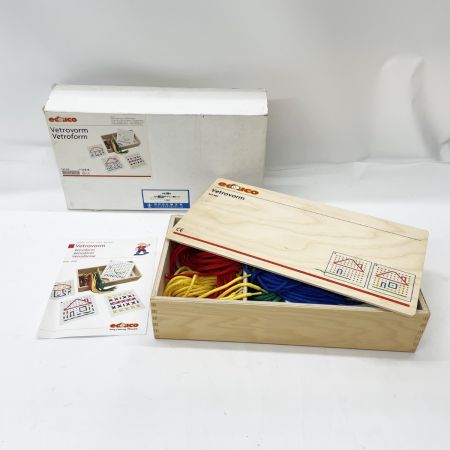 EDUCO VETROVORM ひも通しとデザイン集セット 知育玩具 522462