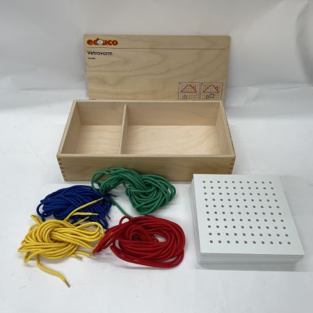  EDUCO VETROVORM ひも通しとデザイン集セット 知育玩具 522462