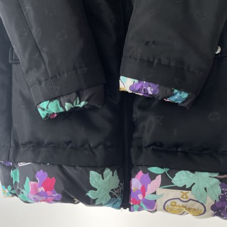  LEONARD レオナール LEONARD SPORT レディース ダウンコート 花柄 SIZE 42 ブラック