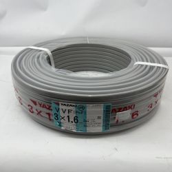 〇〇 YAZAKI  電材 VVFケーブル 3芯 3× 1.6 PbF 100m 未開封品 製造2025年10月 Nランク