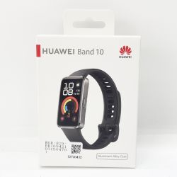 〇〇 HUAWEI ファーウェイ スマートウォッチ HUAWEI Band 10  NOR-B29 ブラック Sランク