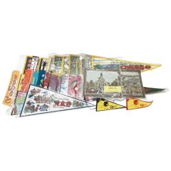 〇〇  ペナント 織物プレート 昭和レトロ 姫路城 大阪城 26枚セット Aランク