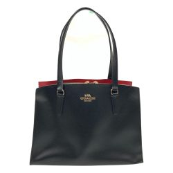 〇〇 COACH コーチ テイタム キャリーオール 40 トートバッグ C4077 ブラック Bランク