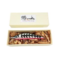  鱒moku マスモク 骨骨FISH 銀黒PB ルアー ミノー 70S 未使用品 Sランク