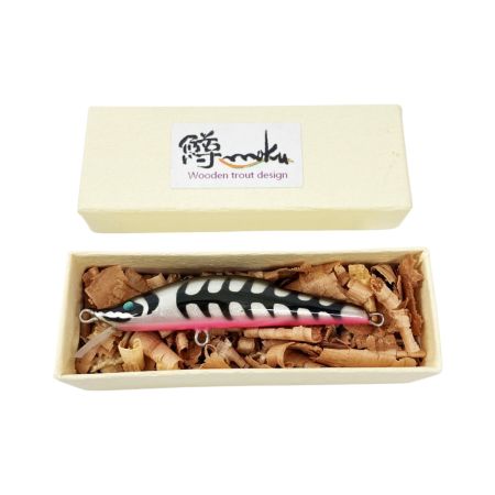  鱒moku マスモク 骨骨FISH 銀黒PB ルアー ミノー 70S 未使用品