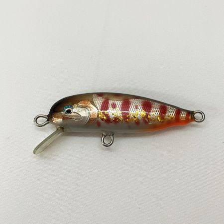  鱒moku マスモク 43S 豆moku 2018又鬼祭記念collary 黒赤山女魚フレークのせ ルアー ミノー 未使用品