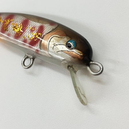  鱒moku マスモク 43S 豆moku 2018又鬼祭記念collary 黒赤山女魚フレークのせ ルアー ミノー 未使用品