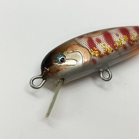  鱒moku マスモク 43S 豆moku 2018又鬼祭記念collary 黒赤山女魚フレークのせ ルアー ミノー 未使用品