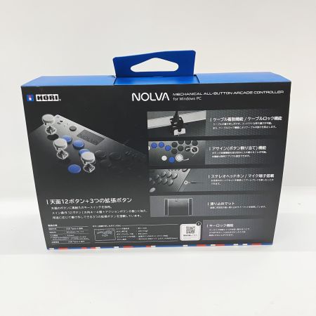  HORI ホリ NOLVA Mechanical All-Button Arcade Controller for Windows PC  レバーレスコントローラー