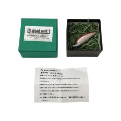 〇〇 I's wood works ハヅキ ルアー ミノー 葉月45S 未使用品 Sランク