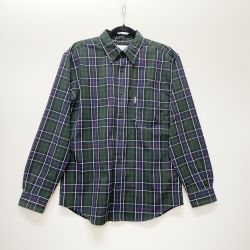 〇〇 Columbia コロンビア メンズ マクレーンジャックスシャツ チェック SIZE L PM7437 グリーン Aランク