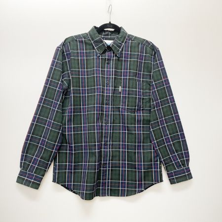  Columbia コロンビア メンズ マクレーンジャックスシャツ チェック SIZE L PM7437 グリーン