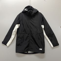 〇〇 FAT エフエーティ メンズ マウンテンパーカー サイズSKINNY：L F31820-JK04-AB ブラック×ホワイト Bランク