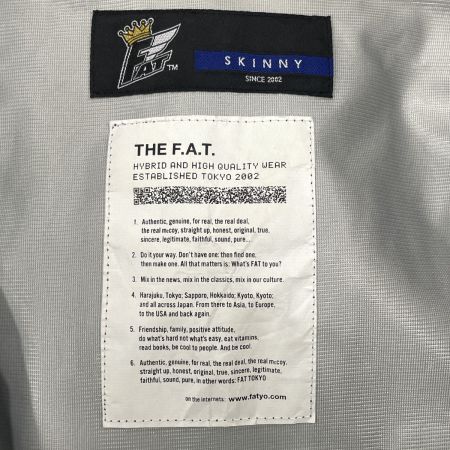  FAT エフエーティ メンズ マウンテンパーカー サイズSKINNY：L F31820-JK04-AB ブラック×ホワイト