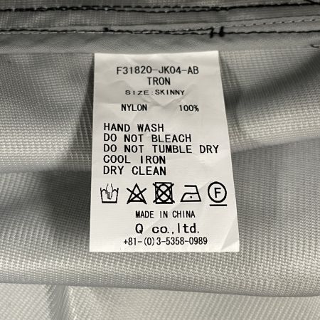  FAT エフエーティ メンズ マウンテンパーカー サイズSKINNY：L F31820-JK04-AB ブラック×ホワイト