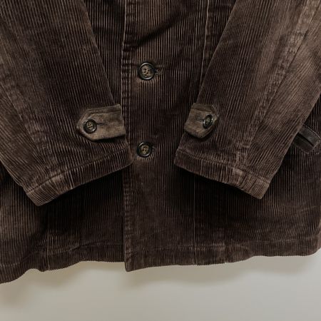  INTERMEZZO メンズ 裏ボアコーデュロイジャケット ランチコート ダーバン製インターメッツォ SIZE M 621612 ブラウン