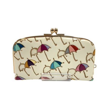  文庫屋大関 文庫屋大関 竹久夢二 傘 天溝がま口 財布 コインケース ホワイト