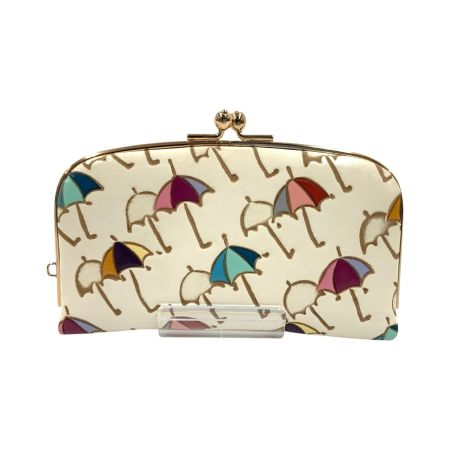  文庫屋大関 文庫屋大関 竹久夢二 傘 天溝がま口 財布 コインケース ホワイト