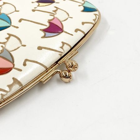  文庫屋大関 文庫屋大関 竹久夢二 傘 天溝がま口 財布 コインケース ホワイト