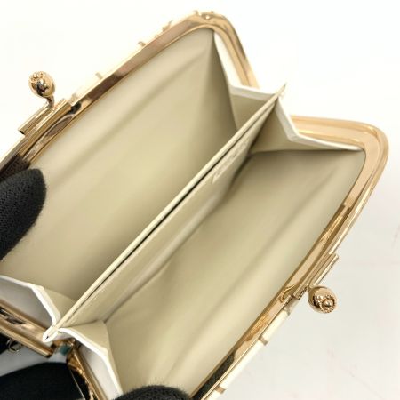  文庫屋大関 文庫屋大関 竹久夢二 傘 天溝がま口 財布 コインケース ホワイト