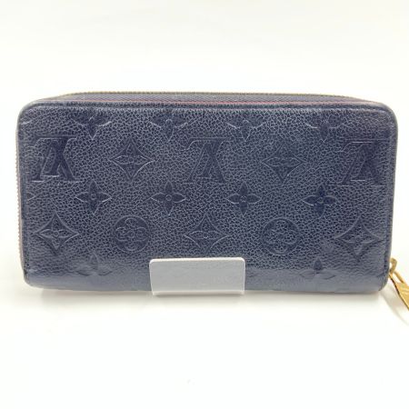  LOUIS VUITTON ルイヴィトン モノグラム アンプラント ジッピーウォレット ラウンドファスナー 長財布 M62121 ネイビー