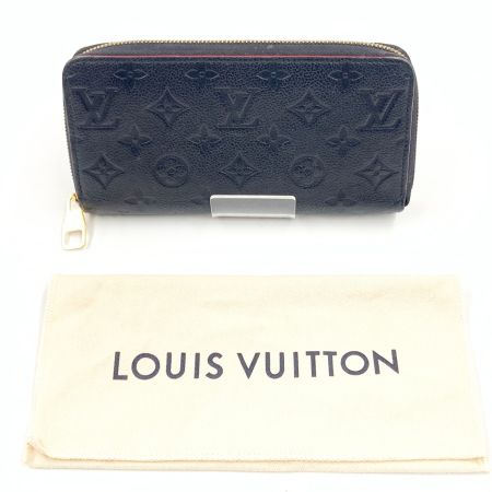  LOUIS VUITTON ルイヴィトン モノグラム アンプラント ジッピーウォレット ラウンドファスナー 長財布 M62121 ネイビー