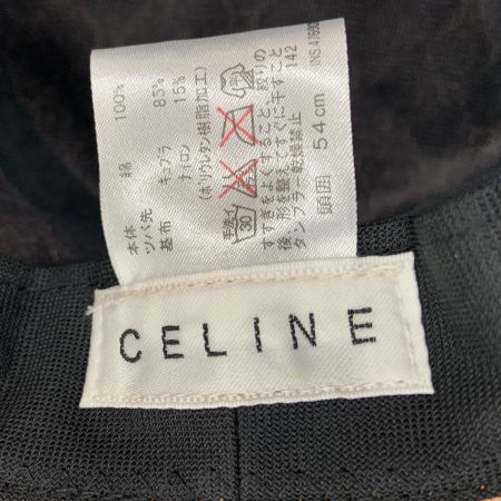  CELINE セリーヌ マカダム バケットハット  オンワード 54cm 帽子