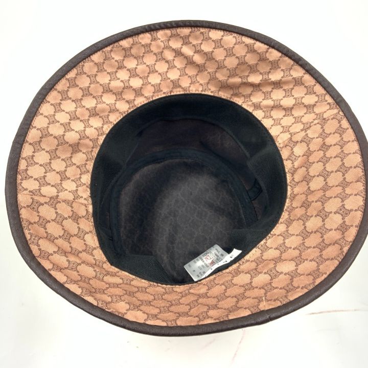 CELINE セリーヌ マカダム バケットハット オンワード 54cm 帽子