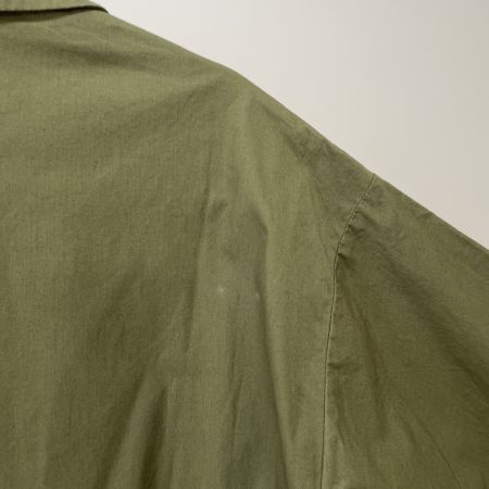  ROYALNAVY メンズ ミリタリーシャツ サイズS RNFS004 カーキ