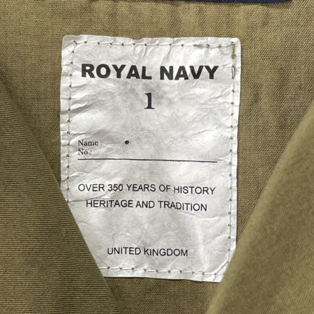  ROYALNAVY メンズ ミリタリーシャツ サイズS RNFS004 カーキ