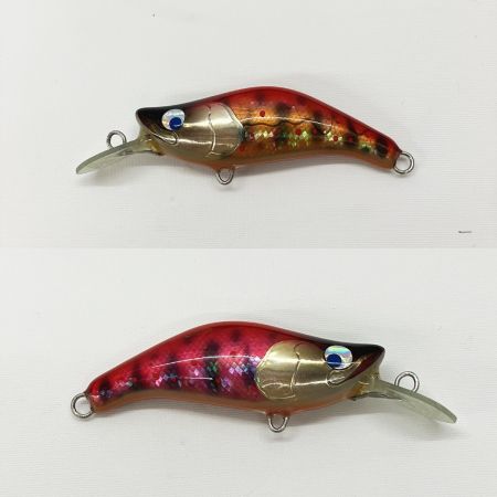  麗s LureCraft レイズルアークラフト 2個セット 左右非対象カラー シェル 45mm ルアー ミノー 未使用品