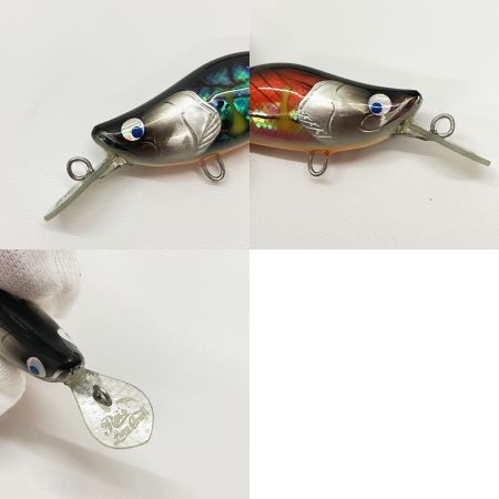  麗s LureCraft レイズルアークラフト 2個セット 左右非対象カラー シェル 45mm ルアー ミノー 未使用品