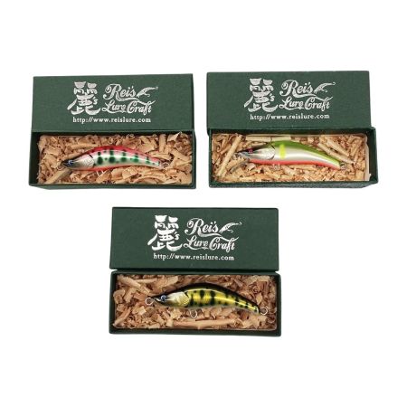  麗s LureCraft レイズルアークラフト 3個セット 60HS ルアー ミノー 未使用品