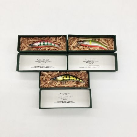  麗s LureCraft レイズルアークラフト 3個セット 60HS ルアー ミノー 未使用品