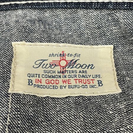  TwoMoon トゥームーン メンズ デニムパンツ 麻混 FLAX & RAMIE 32インチ