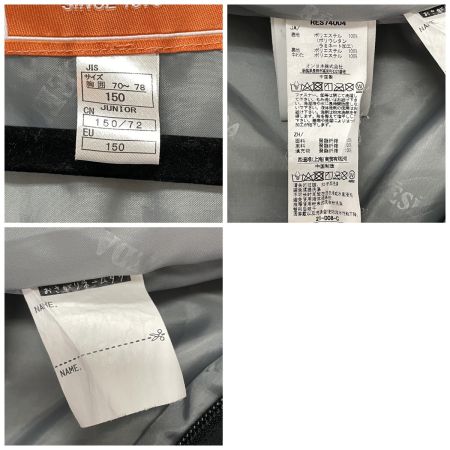  ONYONE オンヨネ RESSEDA スキーウェア上下セット 150cm RES74004 ブラック×迷彩