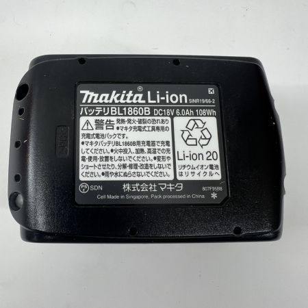  MAKITA マキタ バッテリー 未使用品 18v 6.0Ah BL1860B