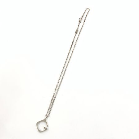  GUCCI グッチ スクエア G ペンダント ネックレス Ag 925 シルバー アクセサリー シルバー