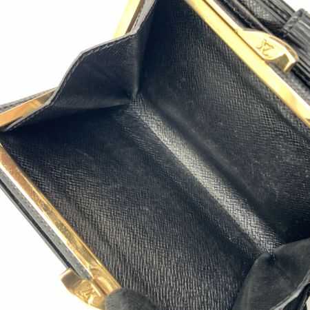  LOUIS VUITTON ルイヴィトン エピ ポルトモネ ビエ ヴィエノワ  二つ折り財布 M63242 ブラック 現状渡し ジャンク品