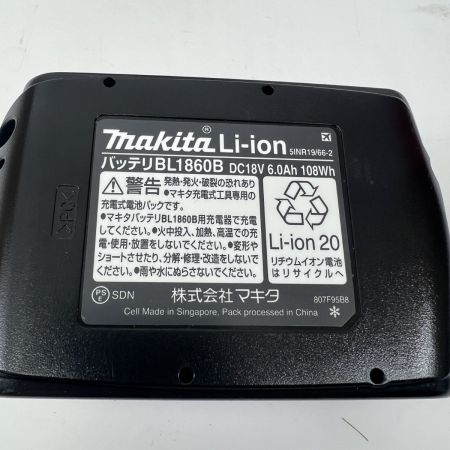  MAKITA マキタ バッテリー 未使用品 18v 6.0Ah BL1860B