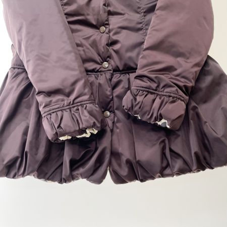  Shirley Temple シャーリーテンプル キッズ 中綿コート 160cm うさ耳付き リバーシブル ブラウン