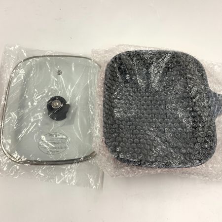  Bellfina ベルフィーナ マルチパン スクエア 3点セット フライパン 調理器具 A-77637 レッド