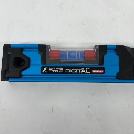  shinnwa ブルーレベル Pro２ デジタル水平器350mm 防塵防水 マグネットなし 75313 ブルー