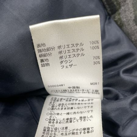  HERE'S ヒアーズ メンズ ダウンジャケット SIZE L SVJLS-17159 ブラック×迷彩