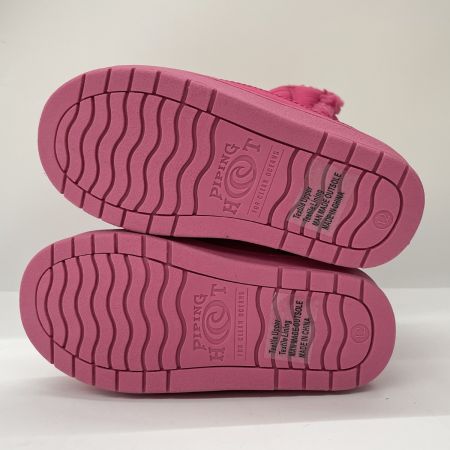  PIPING HOT キッズ キルティングナイロンブーツ 19cm ピンク