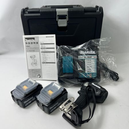  MAKITA マキタ 18V 6Ah バッテリ2本 充電器 ケース付 TD173GRDXB ブラック 未使用品