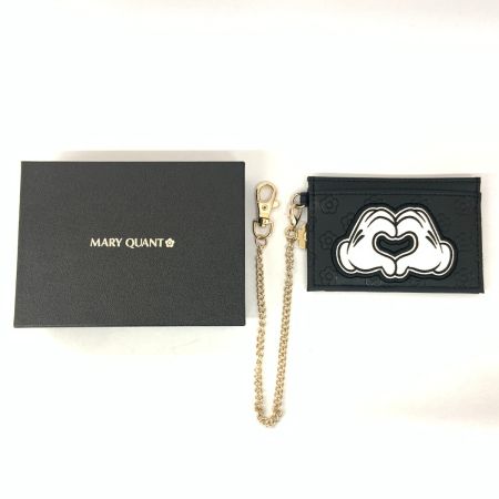  MARY QUANT マリークワント ディズニー コラボ パスケース カードケース ブラック