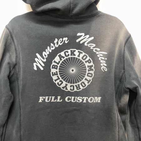  Champion×BLACKTOPMOTORCYCLE メンズ  パーカー SIZE L C8-Q127 ブラック